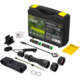 Фонарь с комплектом ARMYTEK PREDATOR PRO MAGNET USB EXTENDED SET WARM